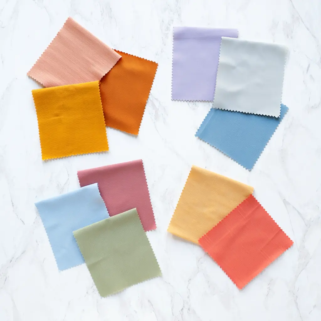 Color analysis fabric swatches for seasonal typing